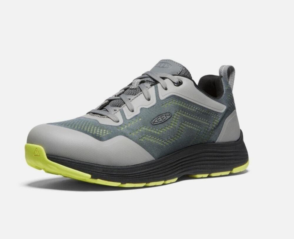KEEN Sparta 2 ESD Aluminum Toe Men's Shoes Grey / Evening Primrose sz 10D
